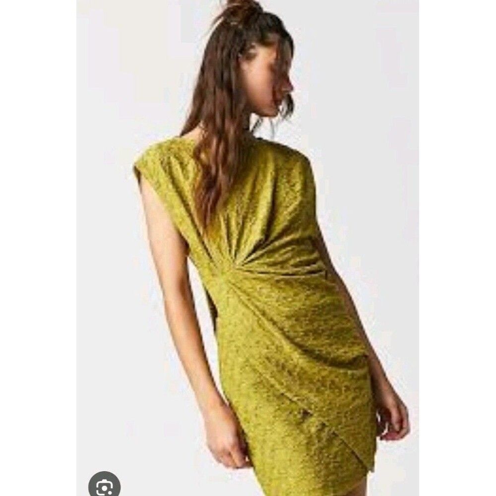 Free People Elise Tunic Top  Sleeveless Green Size Small
